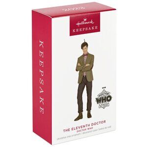 New! Dr. Who 11th Doctor Hallmark Keepsake Christmas Ornament 2023 Matt Smith